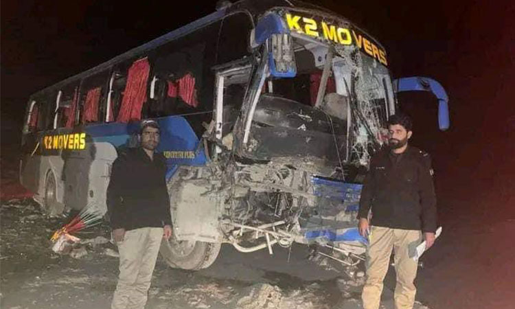 Militants open fire at bus in northern Pakistan, killing 9 passengers