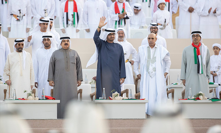  UAE President witnesses March of the Union by tribal members 