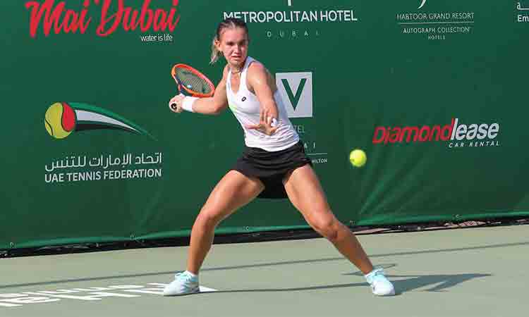 UAE-born Bojica and British duo advance at 26th edition of Al Habtoor Tennis Challenge   