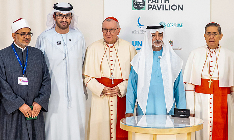 World religious leaders come together to mark inauguration of first Faith Pavilion at COP28