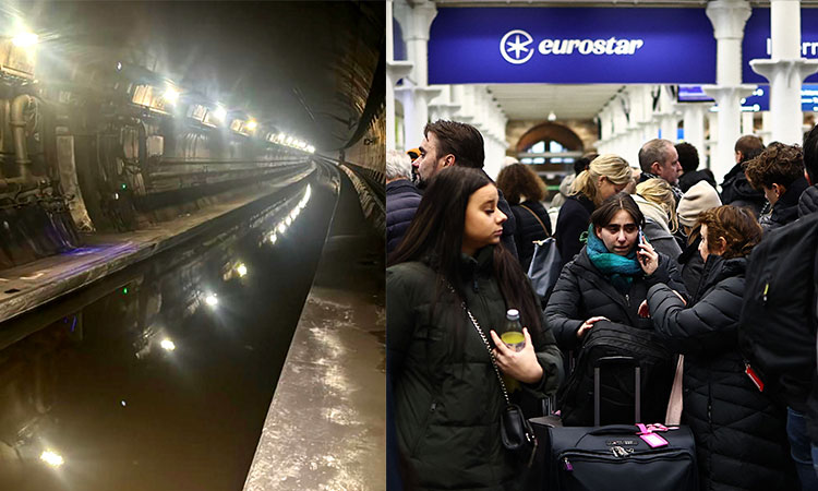 Flooded tunnels force Eurostar to cancel all London trains