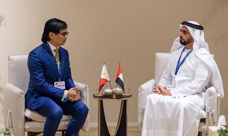 Saif Bin Zayed, Philippine Interior Minister hold talks