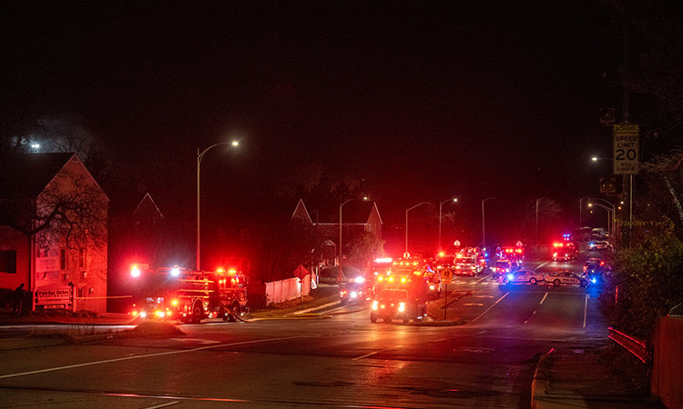 Virginia police investigate explosion at house where officers were trying to serve a search warrant