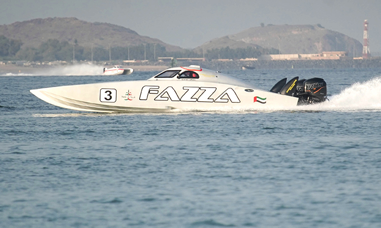 Fazza dominates UAE Class-3 Offshore Powerboat Championship opener