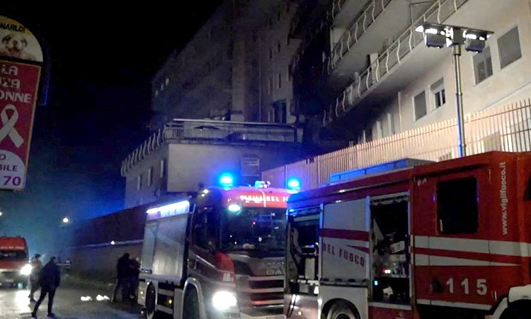 Three die in Italian hospital fire