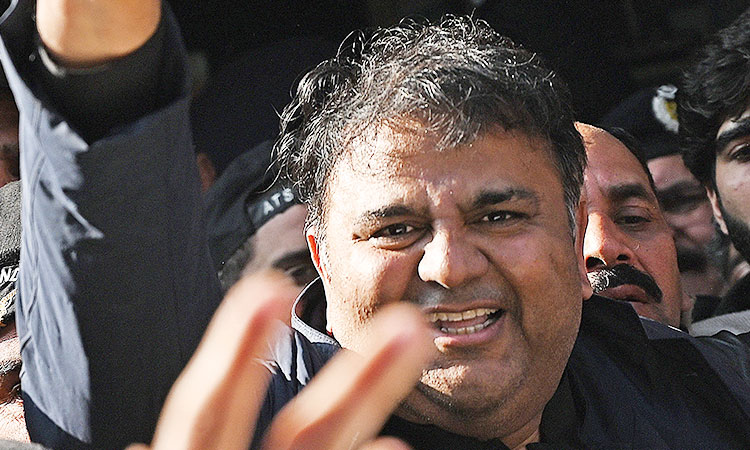 Former Pakistan minister Fawad Chaudhry runs back into court to avoid arrest, gets protection