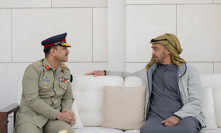 UAE President, Pakistan army chief discuss ways to deepen bilateral cooperation