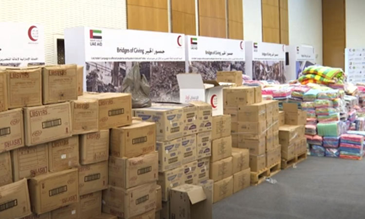 UAE sends 117 tonnes of relief supplies to Turkey, Syria over past 24 hours 