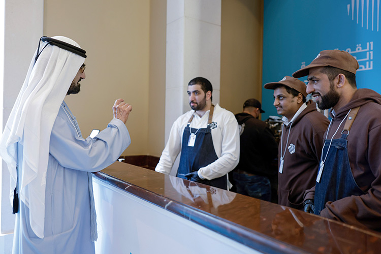 Coffee shop run by special needs people a hit at World Government Summit