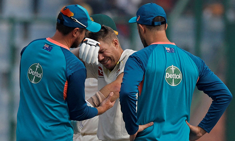 Australia's opener Warner ruled out of 2nd Test with concussion 