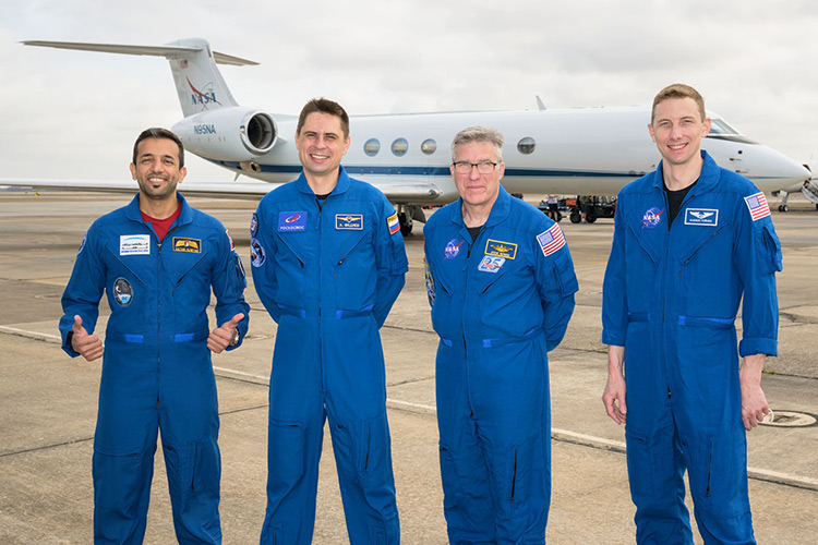 VIDEO: UAE astronaut Neyadi and Crew-6 colleagues arrive at Kennedy Space Centre for long ISS mission