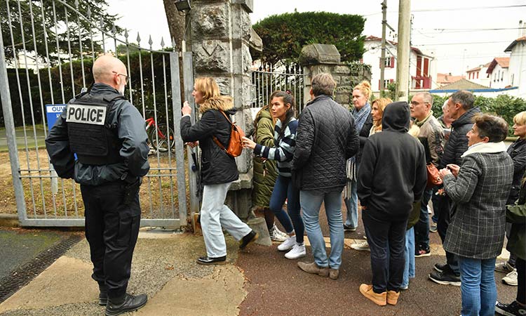 'Possessed' pupil stabs teacher to death in France