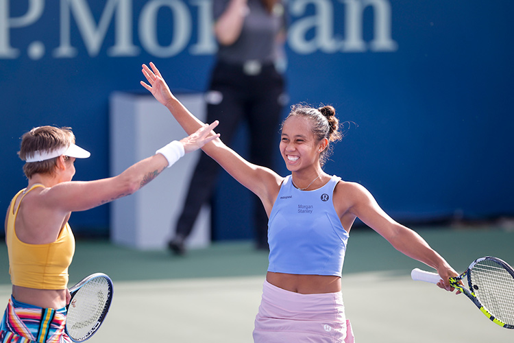 Filipinos out in full force to support Leylah Fernandez at Dubai Tennis Championships