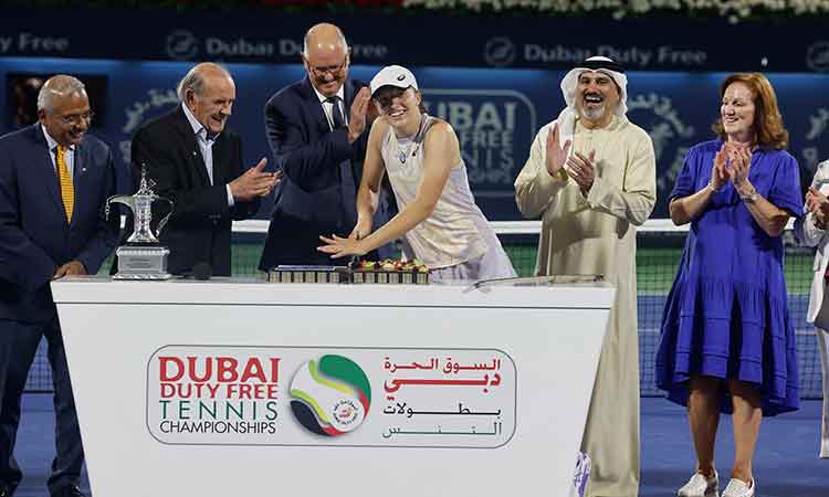 Dubai Duty Free Tennis Championships honours WTA on its 50th anniversary