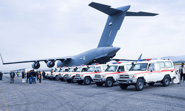 UAE ambulances to boost quake relief operations in Syria