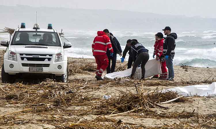 Migrant shipwreck in Italy kills at least 60, including 12 children