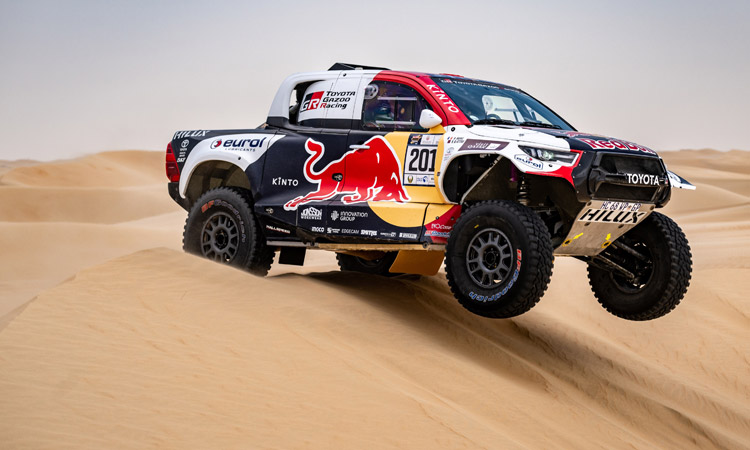 Attiyah stretches lead after setting pace in special stage of Abu Dhabi Desert Challenge