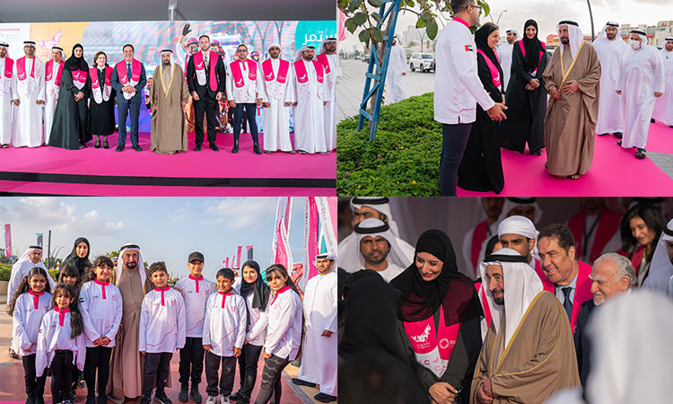 Sheikh Sultan inaugurates 11th edition of Pink Caravan Ride in Sharjah