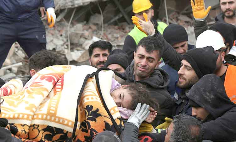 VIDEO: Powerful earthquake kills 3,000 in Turkey and Syria, bad weather worsens plight  