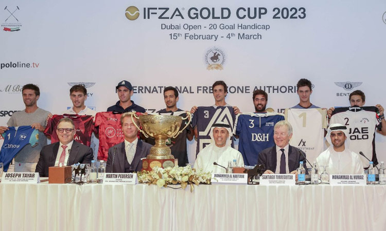 Eight team featuring top players to compete in prestigious IFZA Gold Cup 2023 Dubai Open