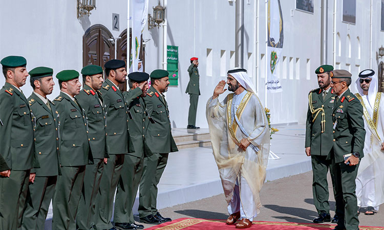 Mohammed attends  Zayed II Military College graduation ceremony