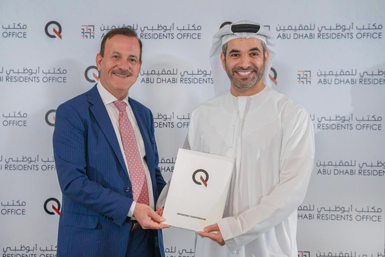 Q Holding signs a strategic agreement with Abu Dhabi Residence Office