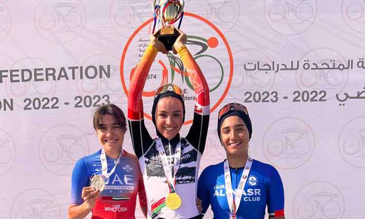 Safiya grabs gold for third straight year at UAE National Time Trial C’ship