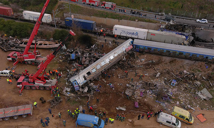 Greek stationmaster, two others arrested in head-on train crash; toll reaches 36 