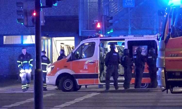 German gunman kills 6 at Hamburg Jehovah's Witness hall