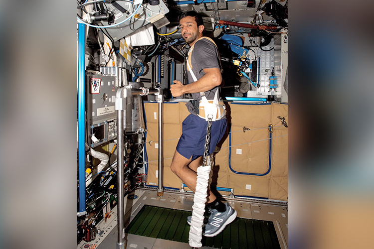 Emirati astronaut Sultan Al Neyadi shares his exercise routine from space station