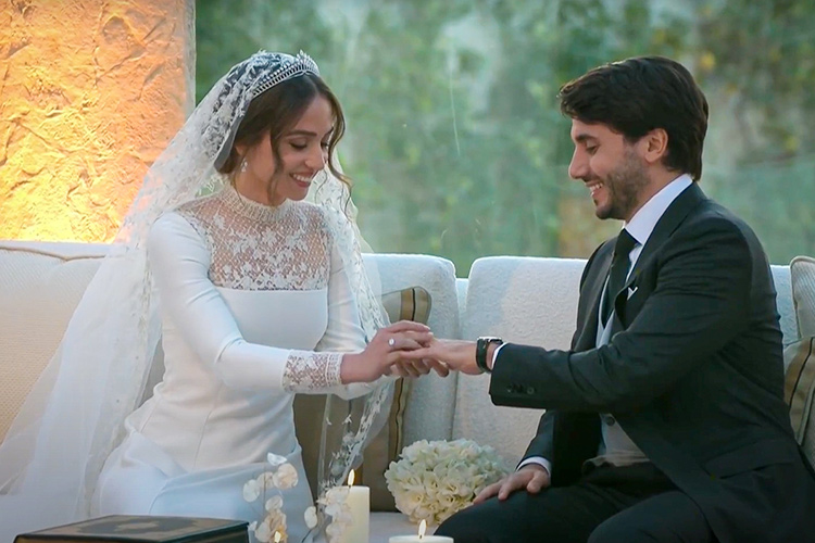 VIDEO: Jordan Princess Iman weds Greek-origin financier Jameel