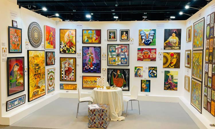 Indian folk artists are fully at home in World Art Dubai