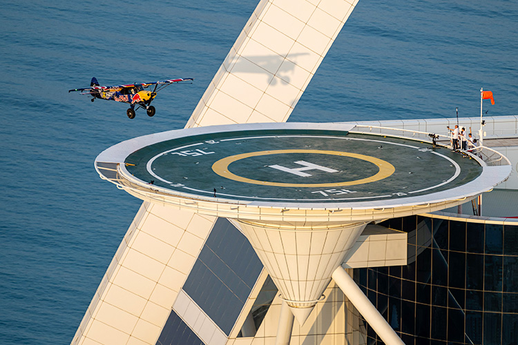 VIDEO: Dubai hosts another record-breaking stunt as pilot lands plane on Burj Al Arab helipad