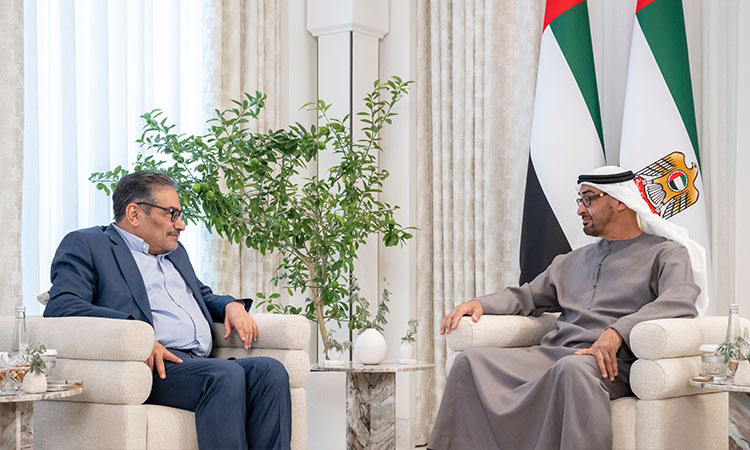 UAE President, top Iran official discuss ways to enhance bilateral ties 