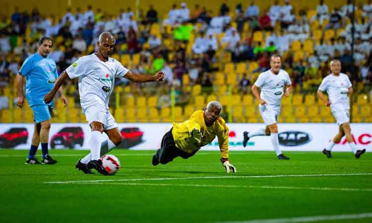 Brazilian legend Romario spells his magic with hat-trick in Welfare Festival friendly match