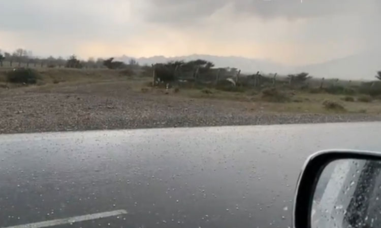 Rain, hailstorm lash parts of UAE; 11.6˚C temperature recorded in Jebel Jais