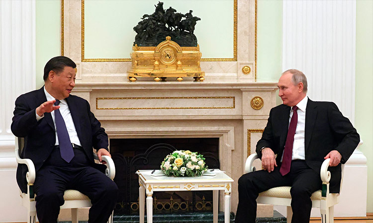 VIDEO:'Dear friends' Xi and Putin meet in Moscow as Ukraine war rages