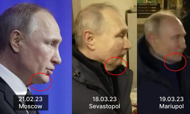 Video claiming Putin is using body doubles goes viral on Russian social media