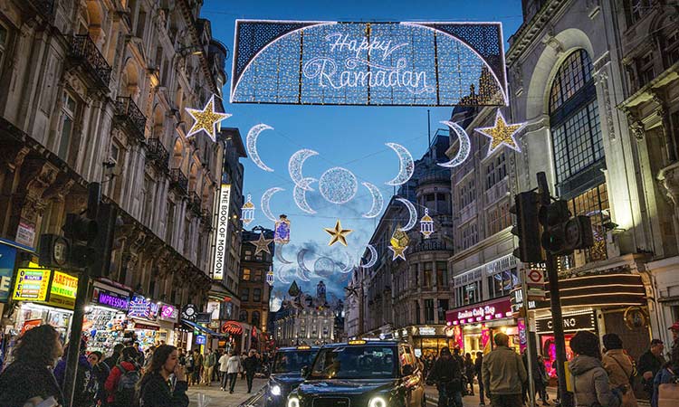 VIDEO: London's West End lights up for Ramadan for the first time ever