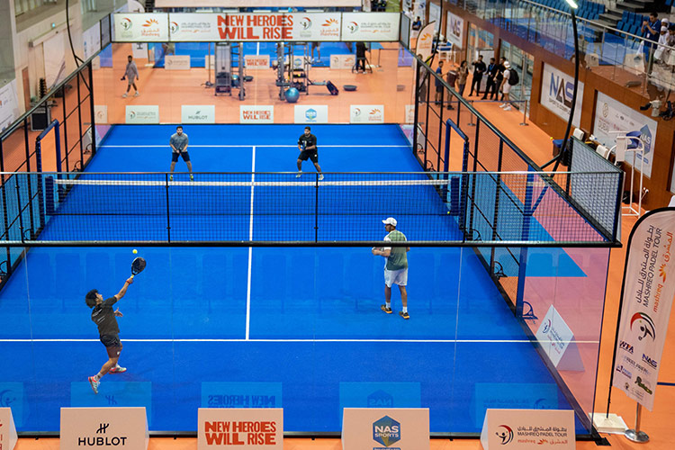 10th NAS Sports Tournament off to great start with exciting padel matches