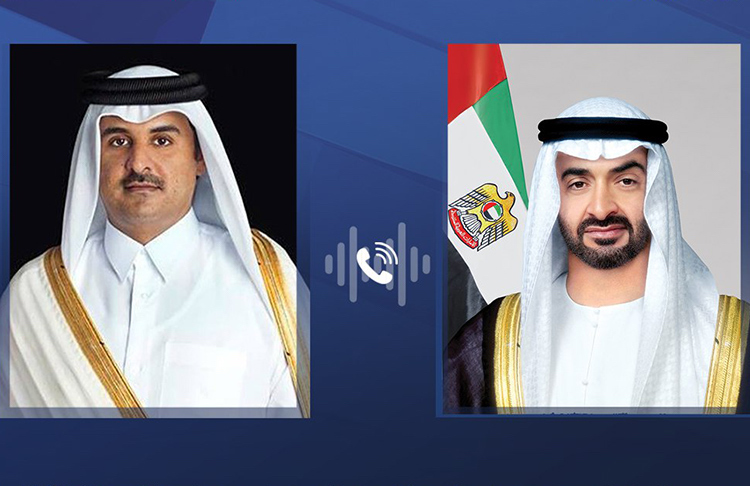 UAE President receives Qatari leader’s congratulations on new leadership appointments 