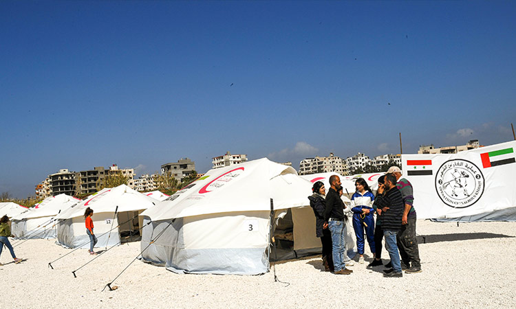 ERC opens temporary shelter camp for earthquake-affected people in Syria