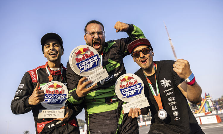 VIDEO: Chehab wins opener in Abu Dhabi, claims spot in Red Bull Car Park Drift World Final