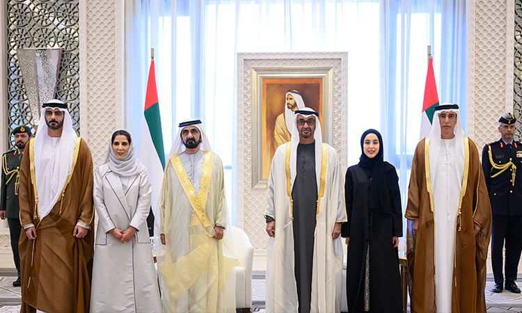 UAE President and VP preside over swearing-in of newly appointed ministers