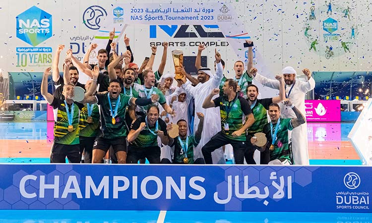 VIDEO: Al Jawareh win Volleyball Championship title  as 10th NAS Sports Tournament comes to close