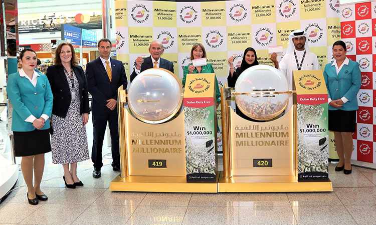 Saudi and Pakistani nationals win $1 million each in Dubai Duty Free Draw