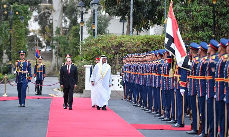 UAE President meets Sisi, explores opportunities to strengthen relations