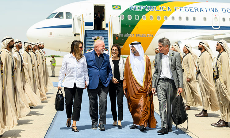 President of Brazil Lula arrives in UAE on official visit