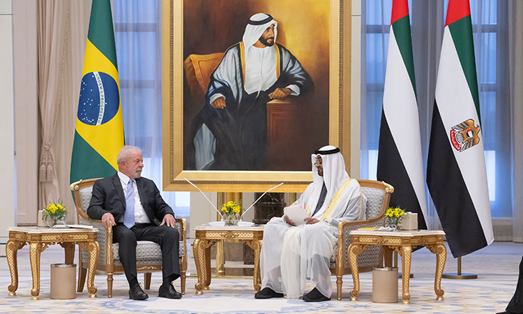 UAE, Brazil leaders explore avenues to enhance bilateral relations