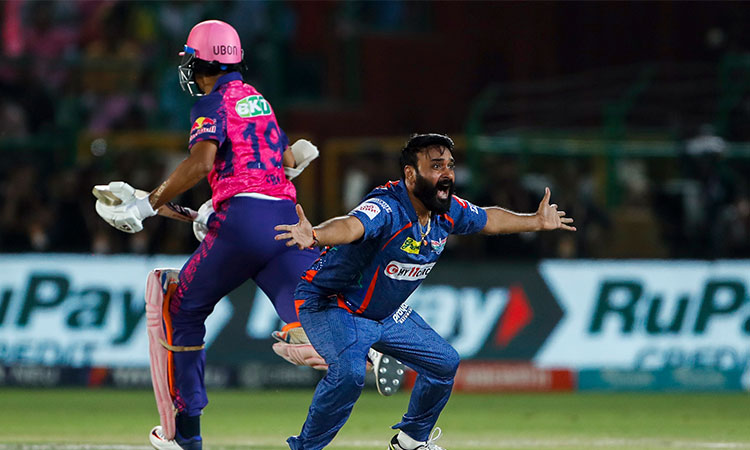 Avesh, Stoinis star with ball as Lucknow edge Rajasthan by 10 runs in IPL clash